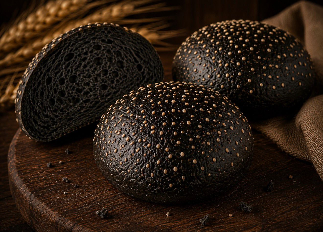 Black Bun für Burgerläden und Gastronomie