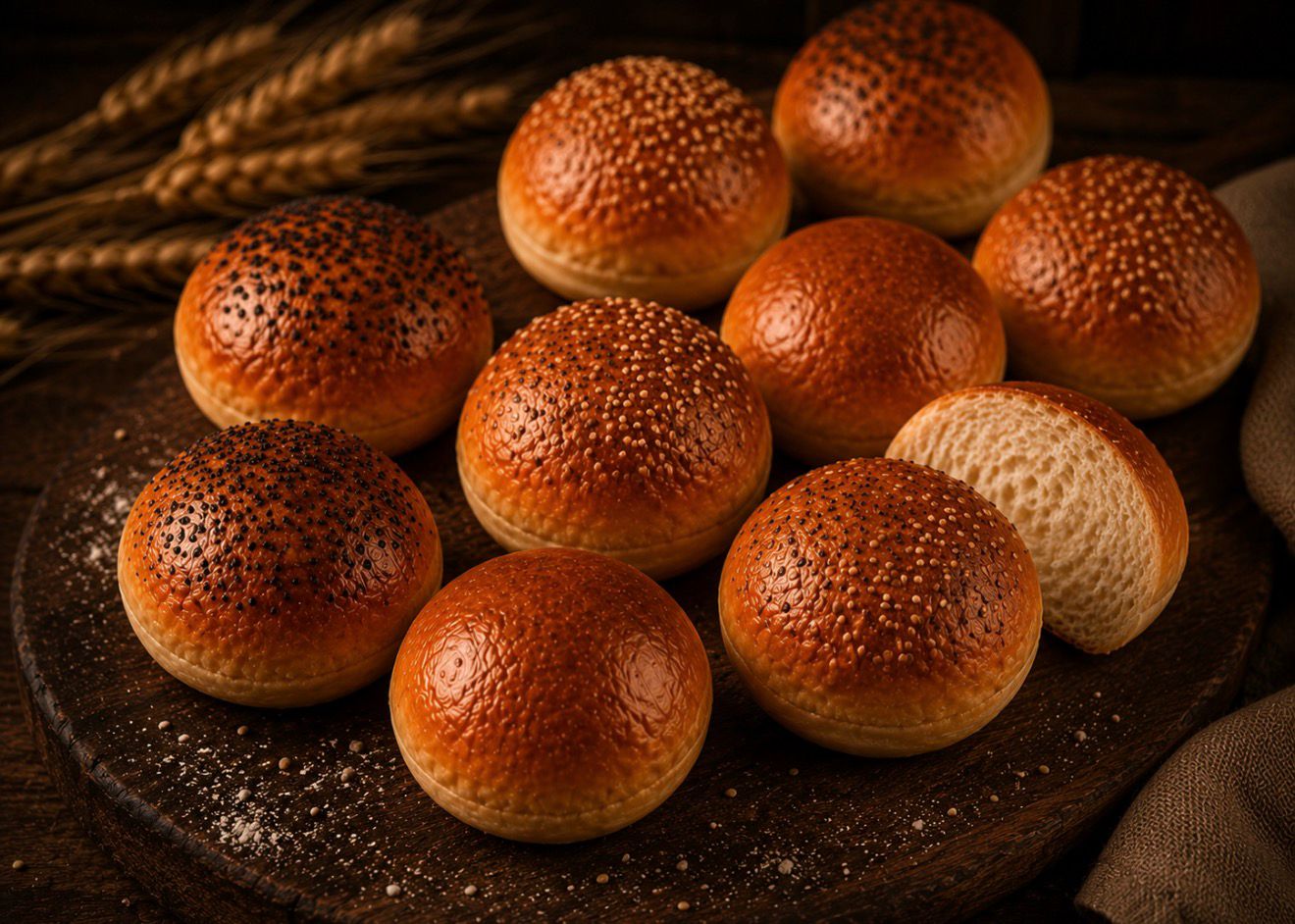 Miniburger Buns für Catering und Gastronomie