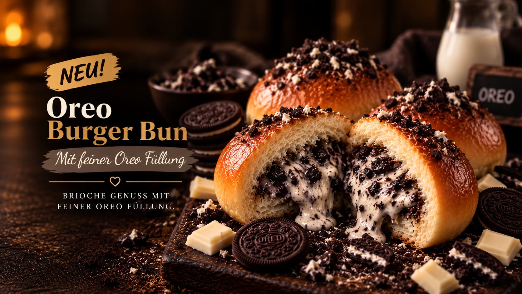 Oreo Burger Bun